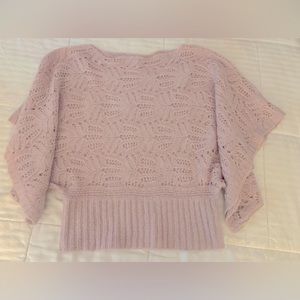 BCBG Maxazeria blush pink sweater